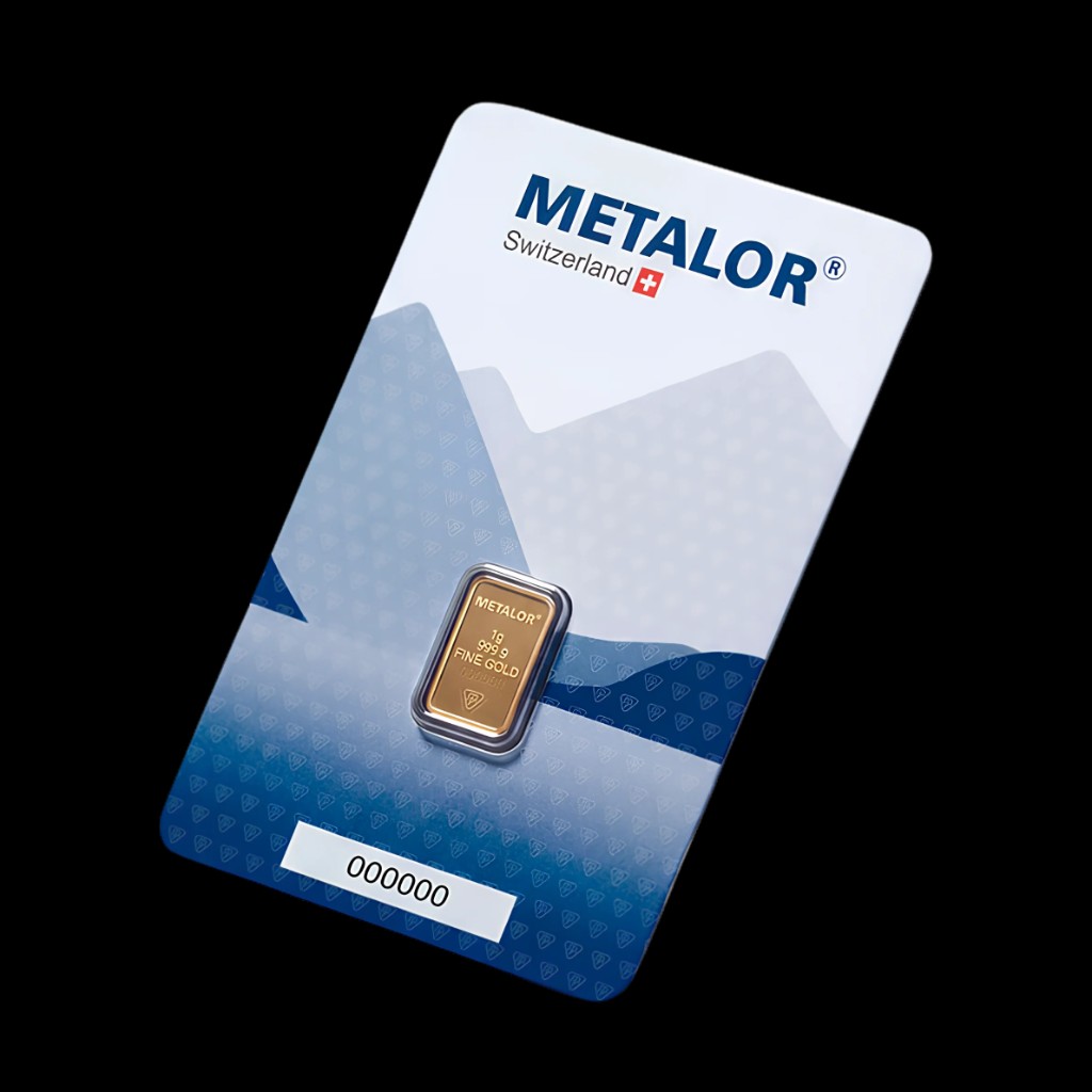 Metalor 5g gold bar